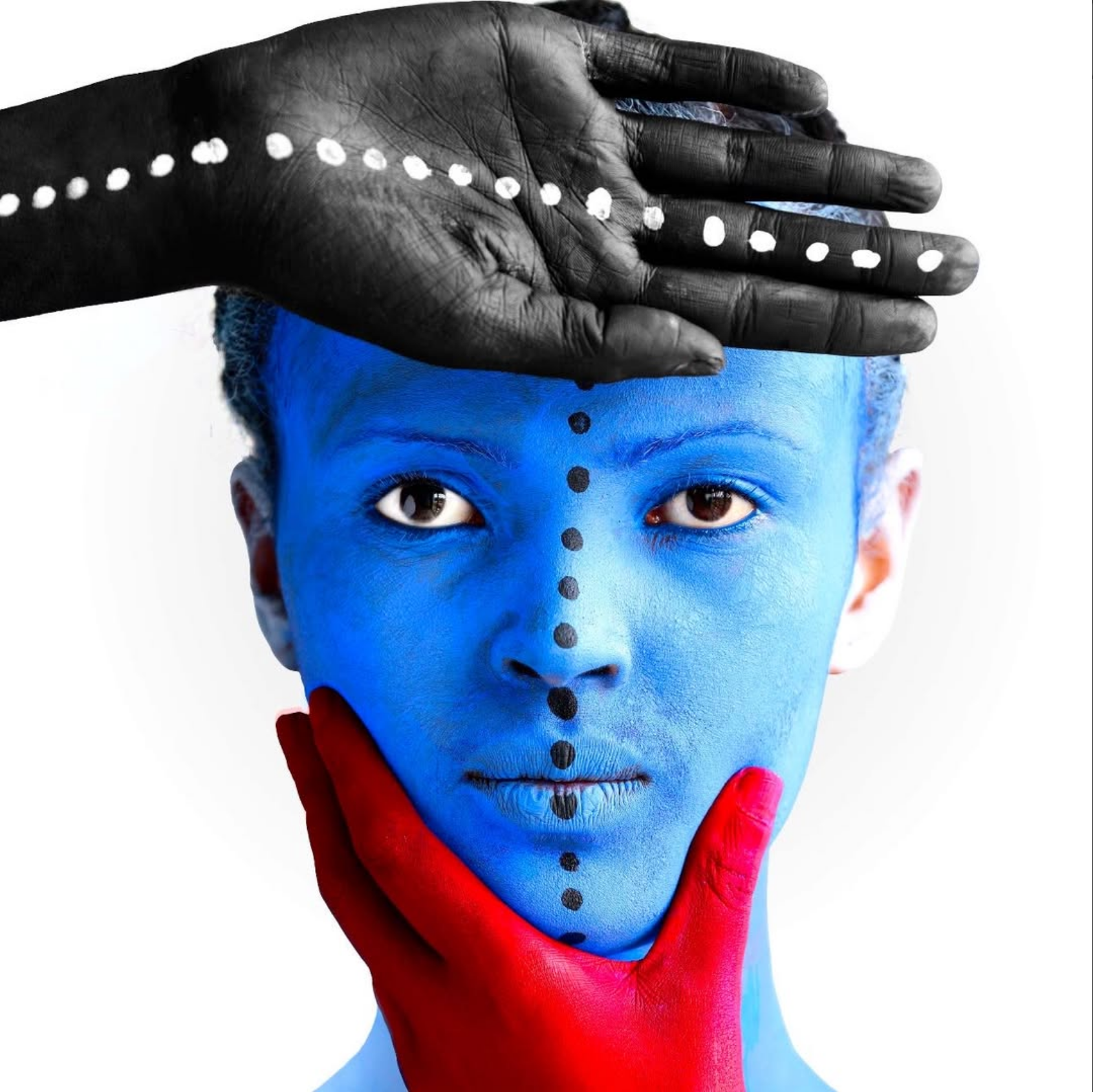 The Past, Present and Future - Colorful portrait by Aida Muluneh
