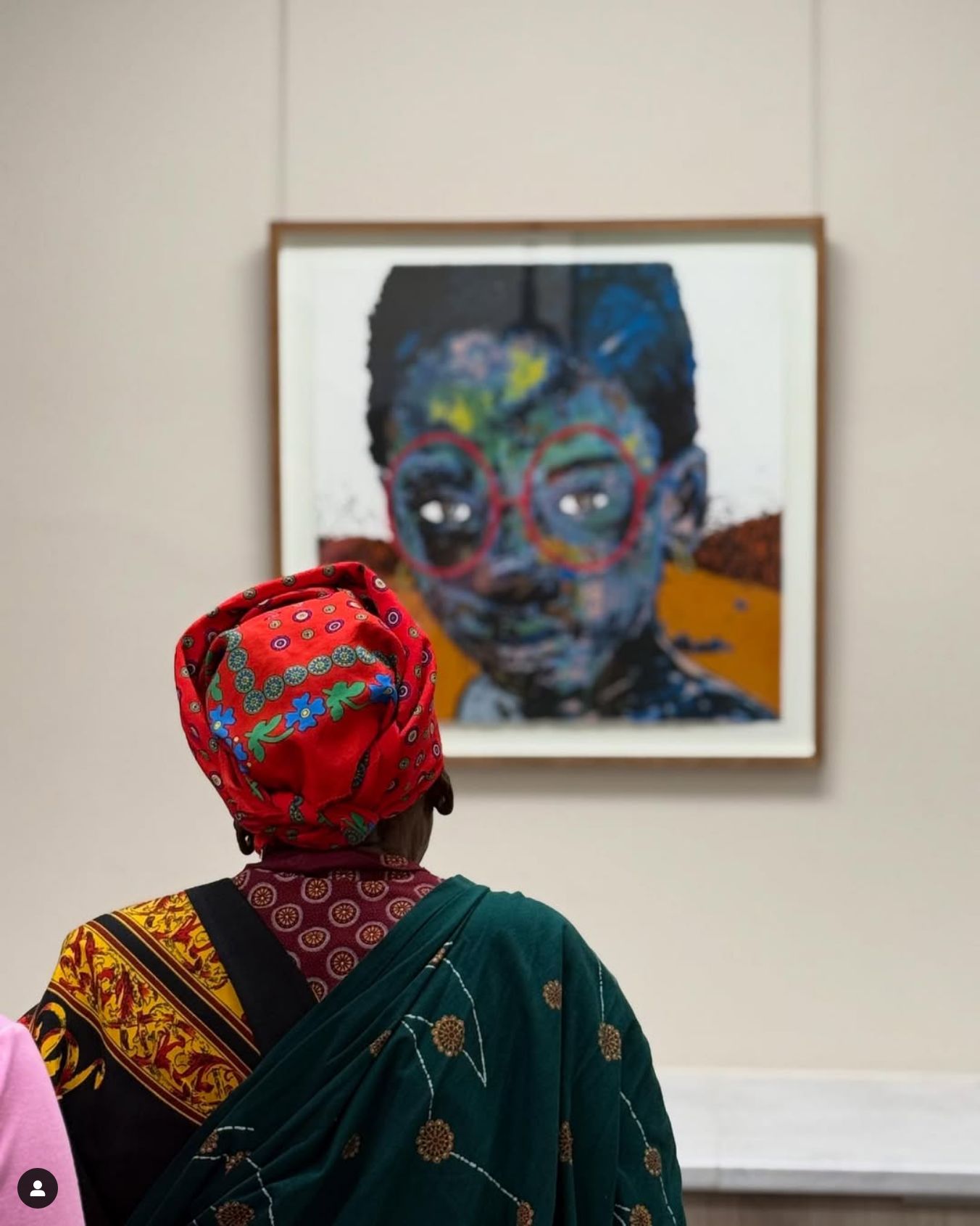 Future Forward - Mixed media portrait by Nelson Makamo